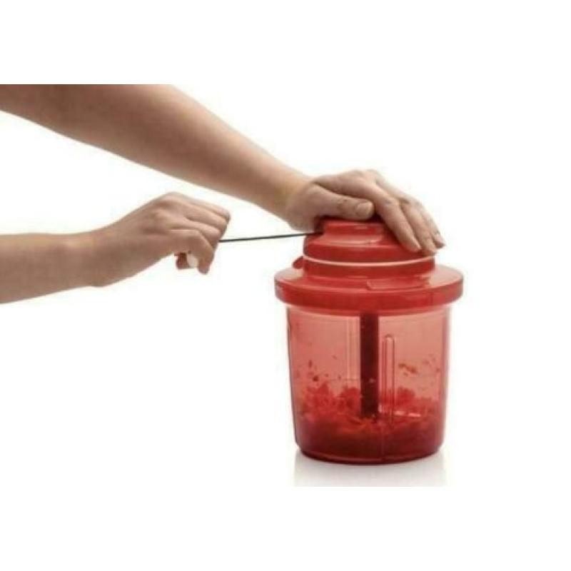 NIEUWE Super chef van TUPPERWARE hakken, snijden kloppen enz