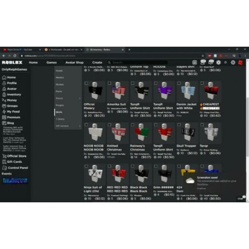 Roblox account