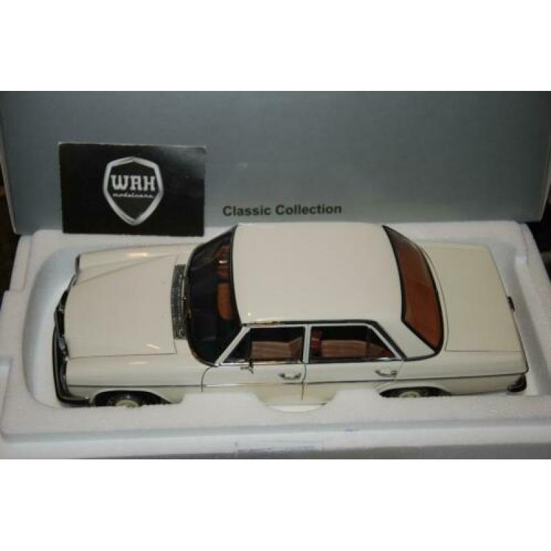 MERCEDES STRICH 8 /8 sedan beige Autoart dealer ed WRH