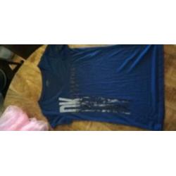 DKNY t-shirt maat XS/S blauw