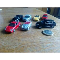 7 Welly auto's 1:87 modellen