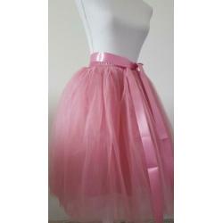 Nieuwe licht roze petticoat / tule / tutu, 6 lagen+ onderrok