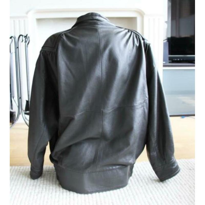 Leren Damesjas Grijs (XL) winterjas