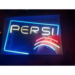 Vintage Pepsi reclame neon verlichting