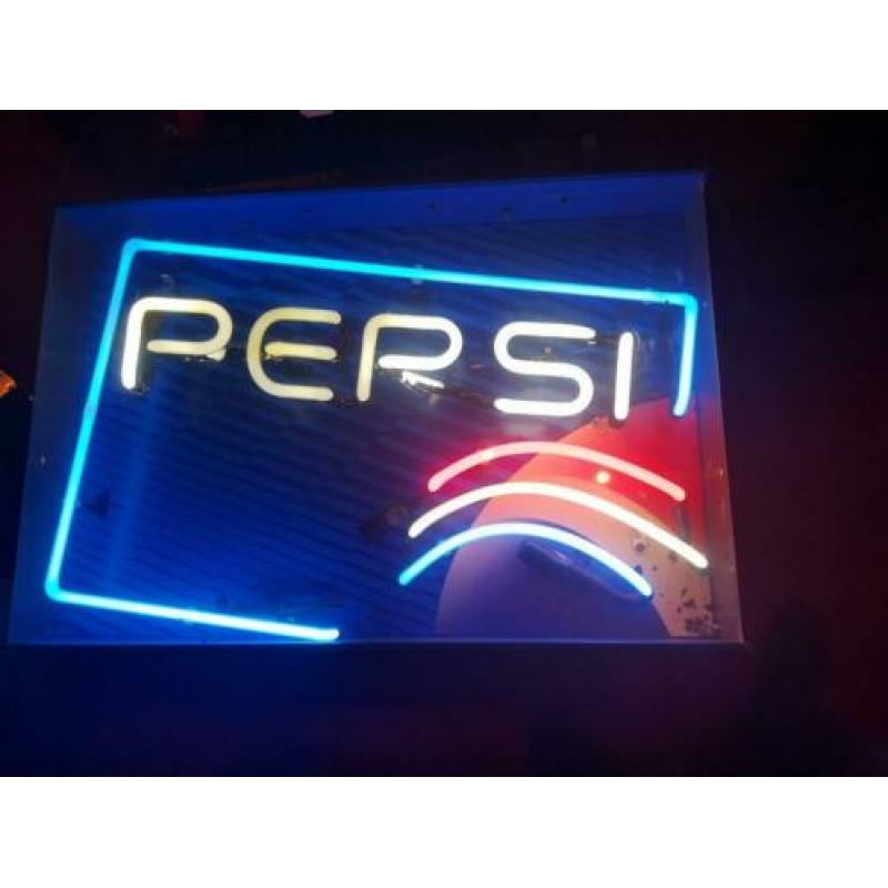 Vintage Pepsi reclame neon verlichting