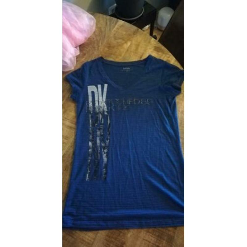 DKNY t-shirt maat XS/S blauw