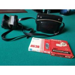 Agfa ISO-RAPID I met etui en flitser