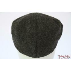 Vintage flatcap Platte pet grijs katoen 60 = XL