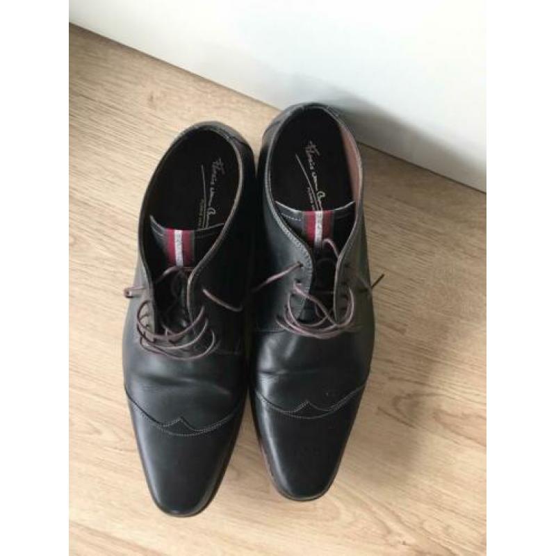 Heren schoenen, zwart, FlorisvBommel mt10.5