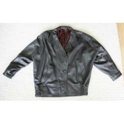 Leren Damesjas Grijs (XL) winterjas