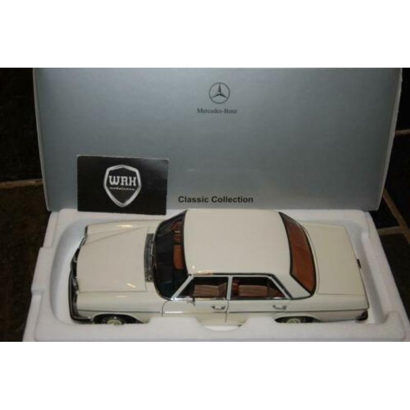 MERCEDES STRICH 8 /8 sedan beige Autoart dealer ed WRH