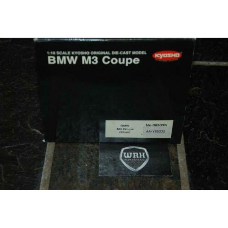 1:18 BMW M3 E46 Coupe performance pack silver Kyosho WRH