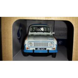 Solido 1:18 Renault 4L Jogging 1981 beige/blauw nieuw