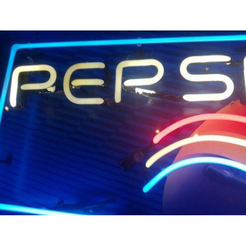 Vintage Pepsi reclame neon verlichting