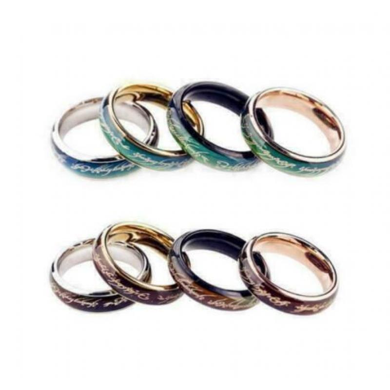 Moodring Lord of the Rings / Mood Ring / Temperatuur ring