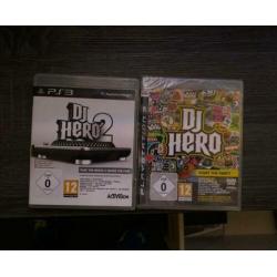 playstation 3, incl 9 spellen en DJ hero