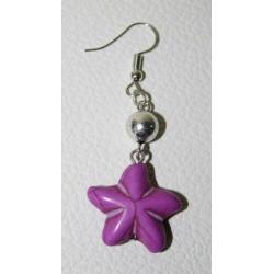 Ster oorbellen met clips, haakjes of stekers (4240)