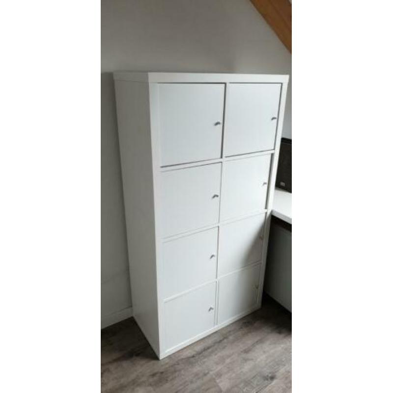Kallax Ikea vakkenkast + deurtjes