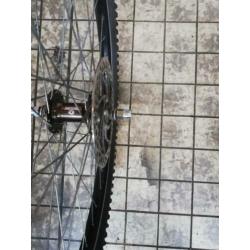 Mtb velg, 26" met 160 diam. schijfrem
