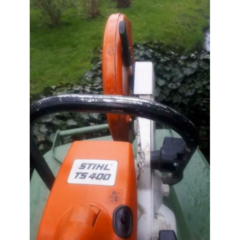 stihl ts400 doorslijper tegelslijper bandenzaag