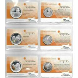 Grootmeesters der Lage Landen <> 12 zilveren munten coincard