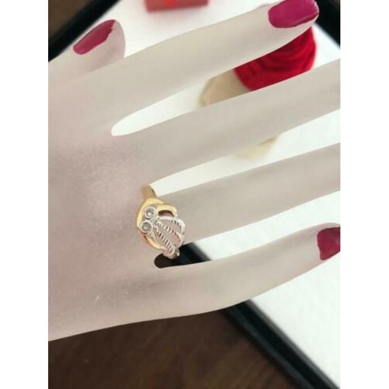 Nieuwe 14 karaat gouden ring