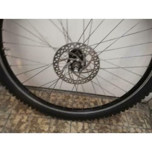 Mtb velg, 26" met 160 diam. schijfrem