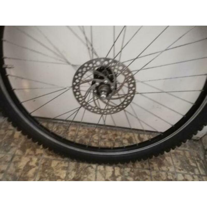 Mtb velg, 26" met 160 diam. schijfrem