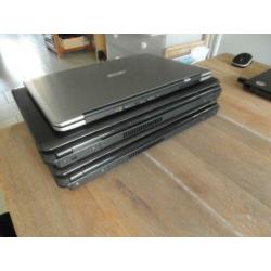 div laptops allen werkend 2x asus 1 x acer