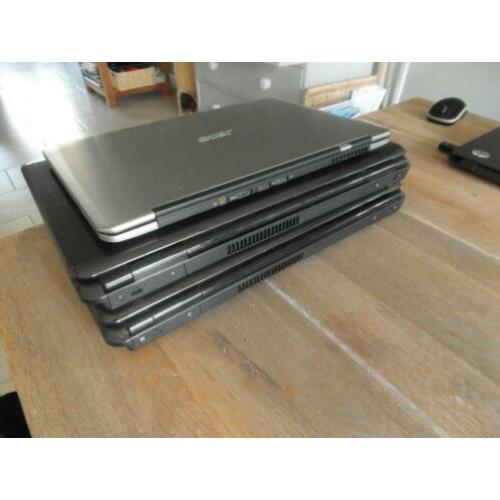 div laptops allen werkend 2x asus 1 x acer