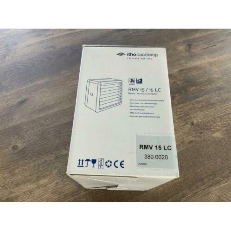 Raam of muurventilator Itho Daalderop NIEUW rmv 15