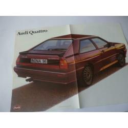 2 Folders: Audi Quattro en Sport Quattro ("oer' Quattro)