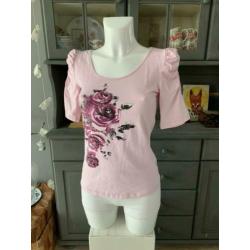 Mooie top maat M met glitters
