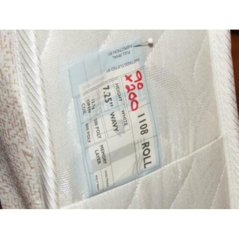 Zgan matras mt vering en geheugenschuim 90x200 hypoallergeen