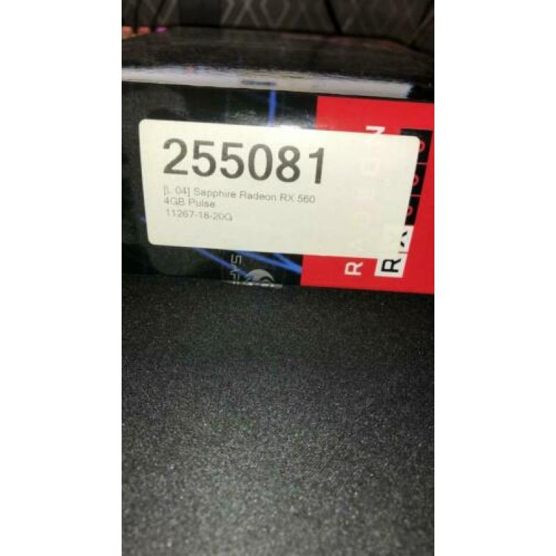 Sapphire Pulse RX 560 4GB OC (Nieuw in doos)