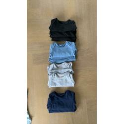 Set van 21 rompers maat 50/56
