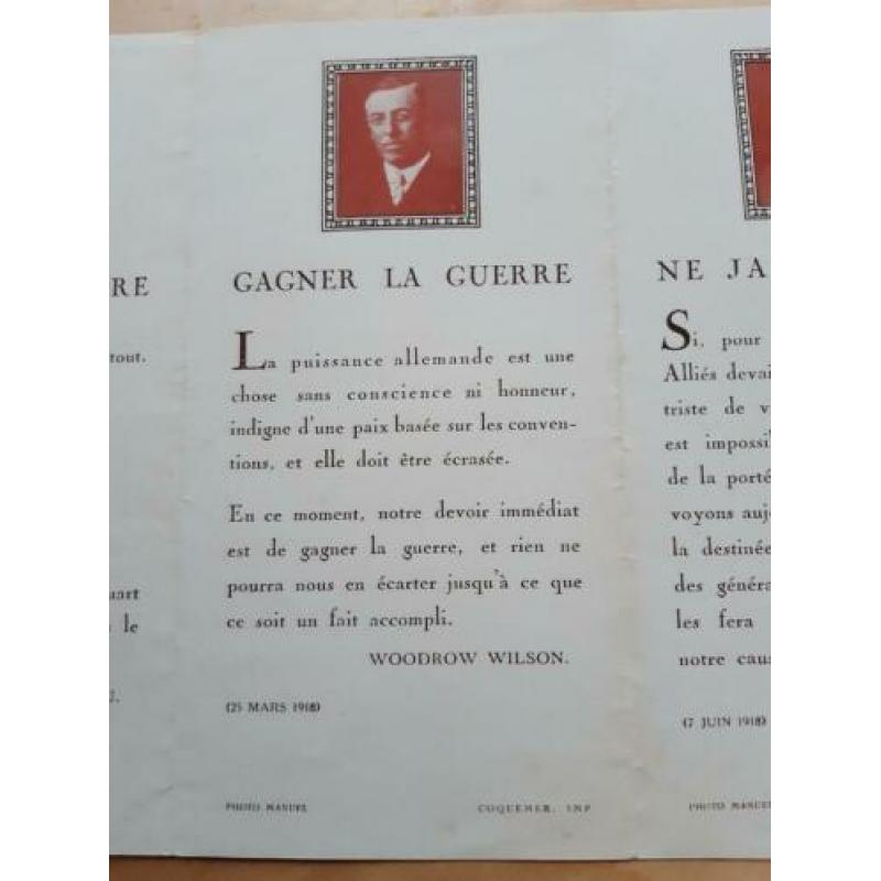 YMCA flyer Frankrijk voor de troepen wo1 ww1