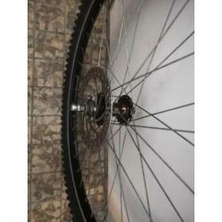 Mtb velg, 26" met 160 diam. schijfrem