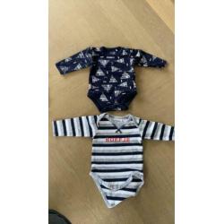 Set van 21 rompers maat 50/56