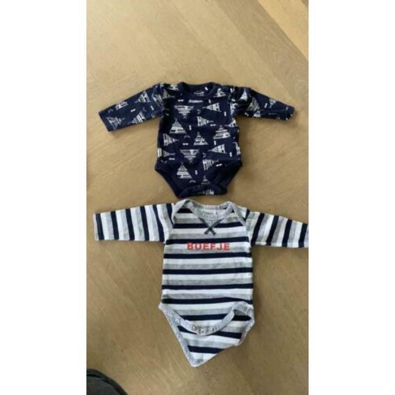 Set van 21 rompers maat 50/56