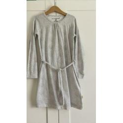 Jurkje Little Label 122-128 wit zgan