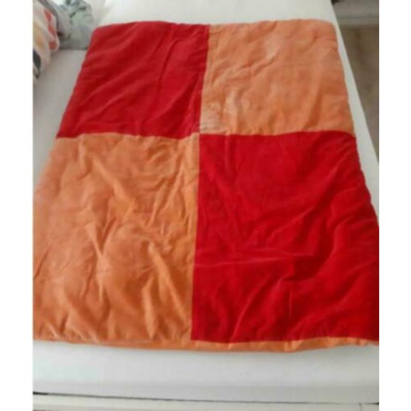 Jollein Boxkleed Rood Oranje Stof Baby Kleed Box Kleedje JLN