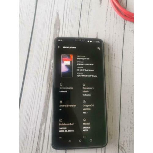Oneplus 6 8GB RAM 128GB ROM Super Smooth + Bonus