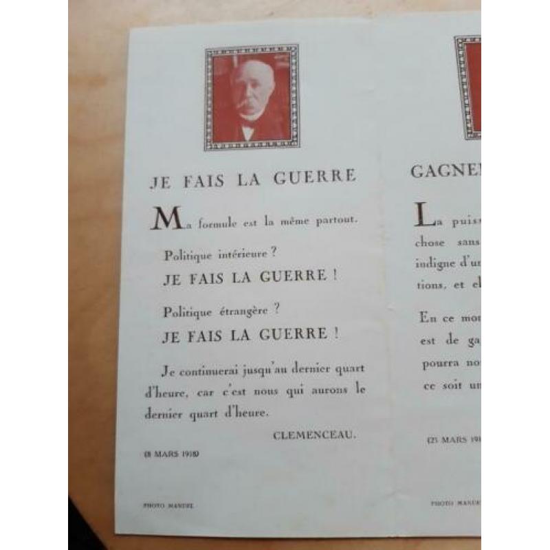 YMCA flyer Frankrijk voor de troepen wo1 ww1