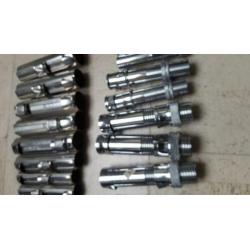 25 reel houders en doos hengel bussen