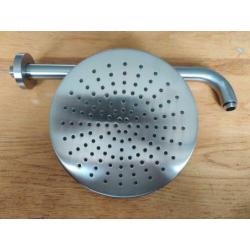 Hotbath M100 hoofddouche met 35cm wand arm GN Brushed Nickel