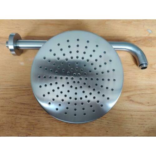 Hotbath M100 hoofddouche met 35cm wand arm GN Brushed Nickel