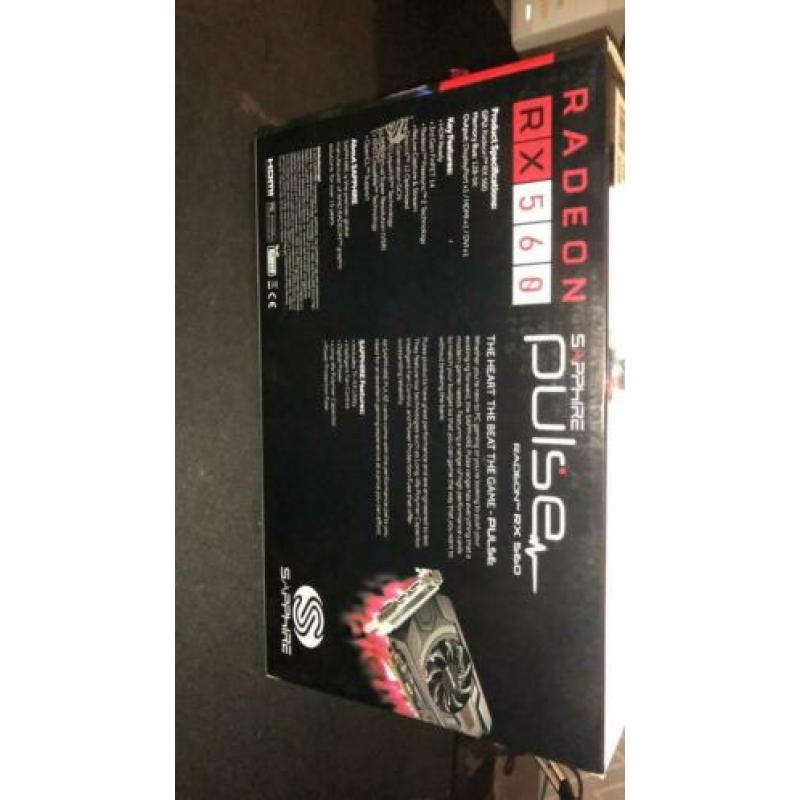 Sapphire Pulse RX 560 4GB OC (Nieuw in doos)