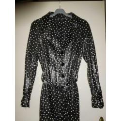Blikvanger Regenjas/coat/Jas & Polkadot KING LOUIE L=40/42
