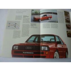 2 Folders: Audi Quattro en Sport Quattro ("oer' Quattro)